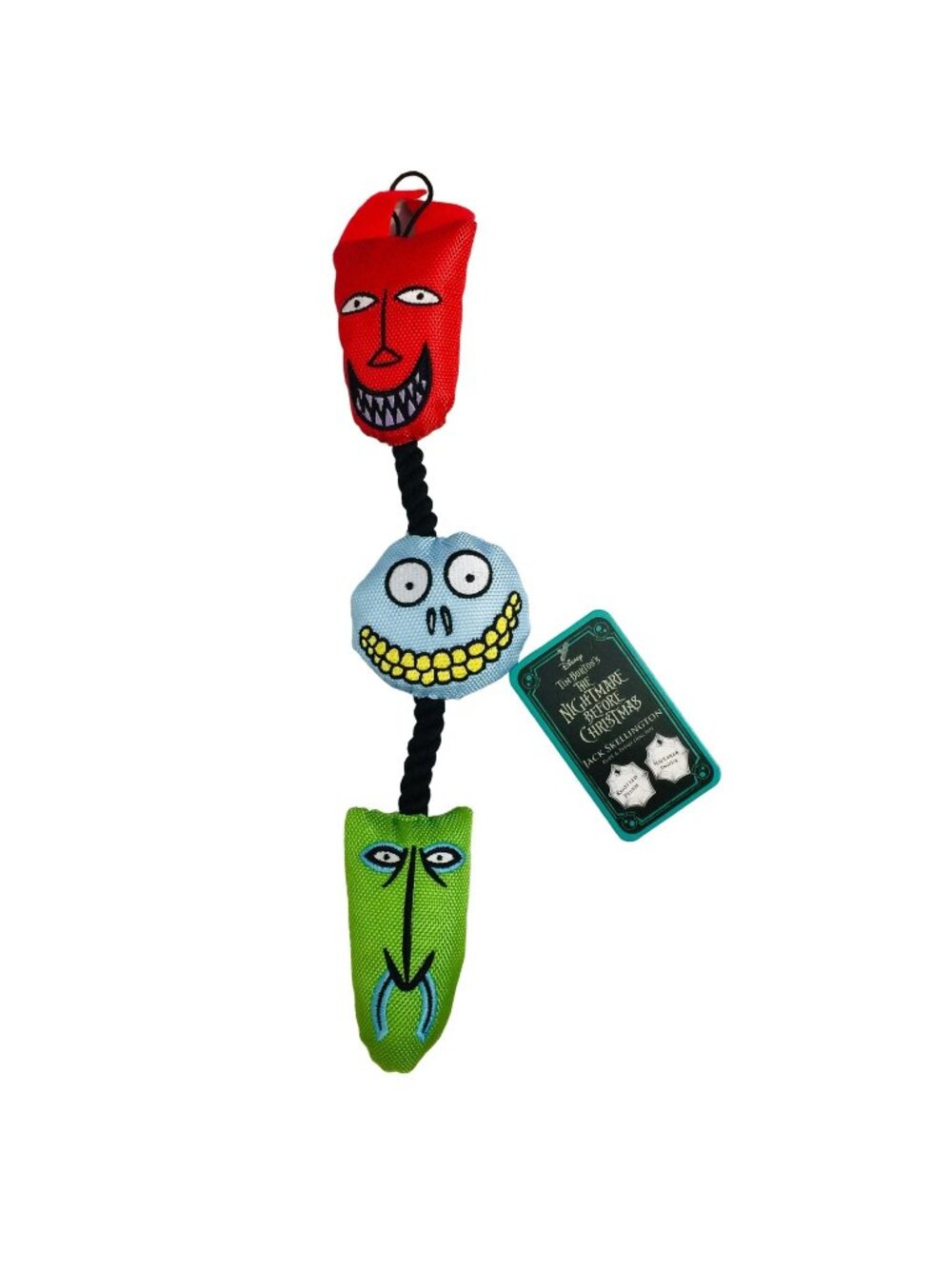Disney Nightmare Before Christmas Lock Shock Barrel Dog Toy